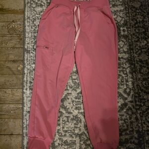 FIGS F'ing Pink Small Petite Joggers